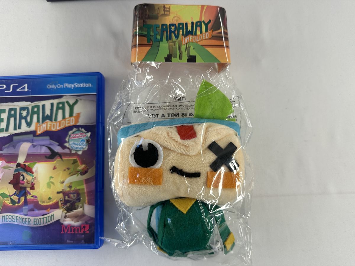 Tearaway Unfolded Special Edition + knuffel Playstation 4 - PS4 - Afbeelding 4