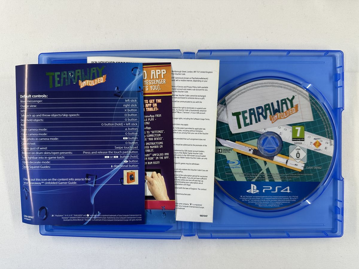 Tearaway Unfolded Special Edition + knuffel Playstation 4 - PS4 - Afbeelding 5