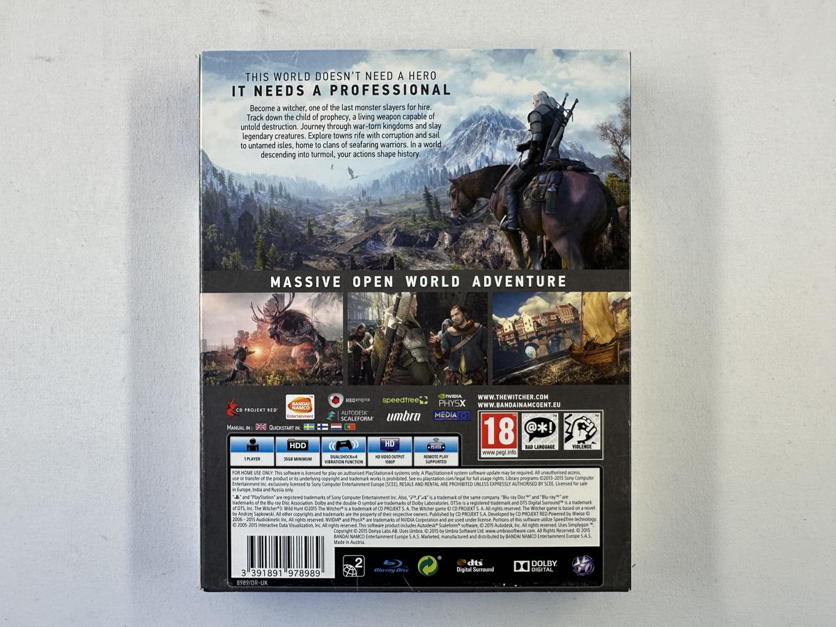 The Witcher 3 Wild Hunt + Bonus Content Playstation 4 - PS4 - Afbeelding 10