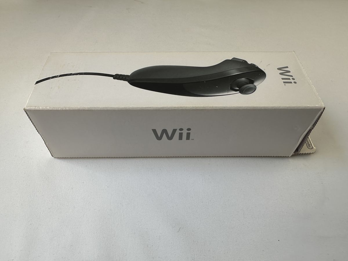 Nunchuck zwart in doos Nintendo Wii - Afbeelding 4