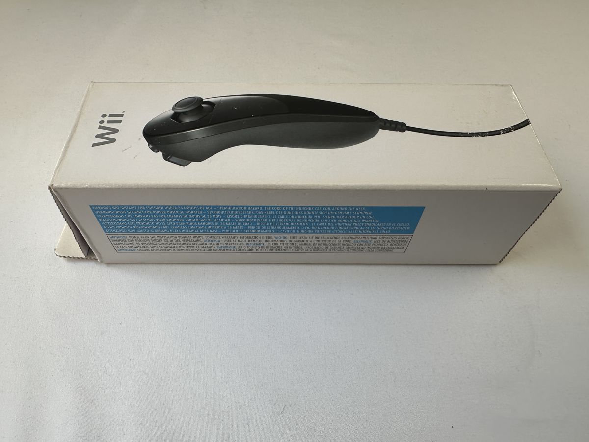 Nunchuck zwart in doos Nintendo Wii - Afbeelding 5