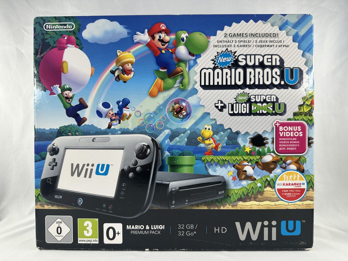 Nintendo Wii U Mario & Luigi Pack - 32 GB Console + Gamepad - Compleet in doos (CIB) - Afbeelding 2