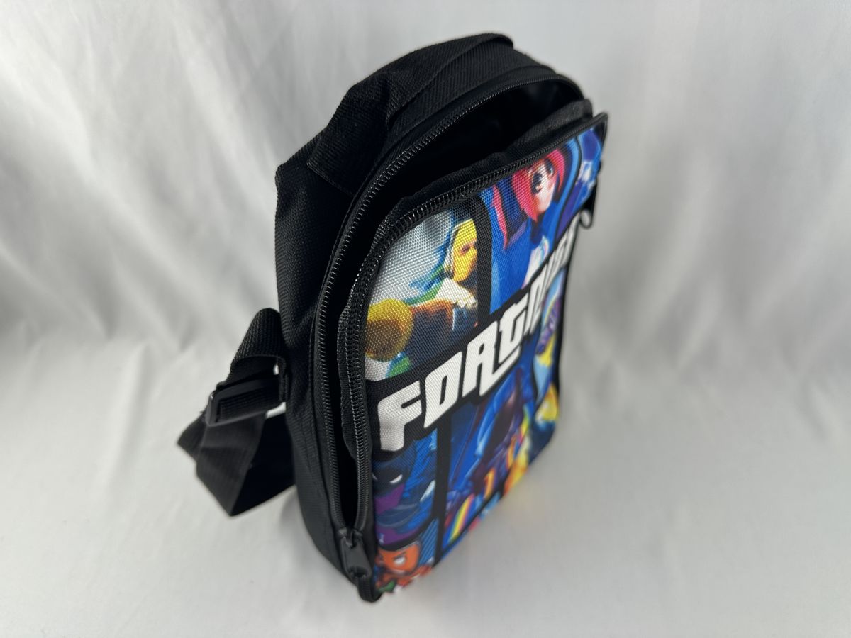 Fortnite Heup Tas Zwart + Schouderband - Afbeelding 2