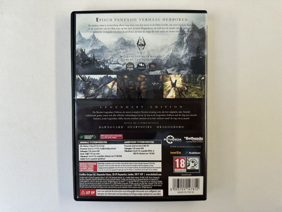 The Elder Scrolls V Skyrim Legendary Edition PC Game - Afbeelding 3