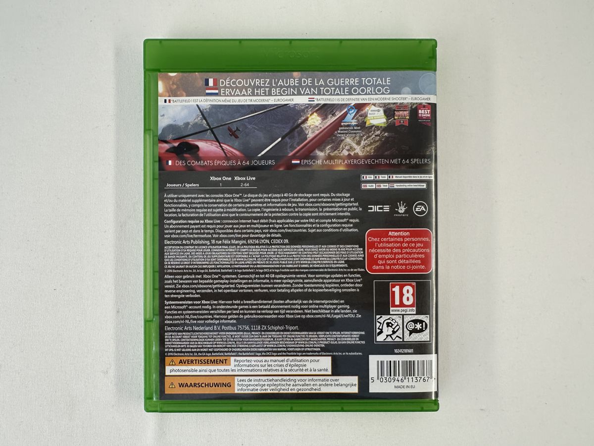 Battlefield 1 Xbox One - Afbeelding 3