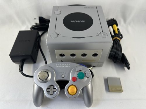 Nintendo Gamecube Zilver + Controller, Memory Card & kabels